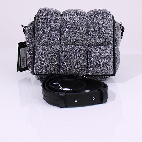 Kate Spade Boxxy Metallic Crossbody In Silver - Picture 8 of 12